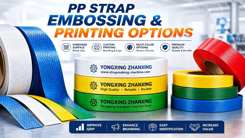 Dernières solutions de l'entreprise Options de gaufrage et d'impression de sangles en PP | YongxingZhanxing