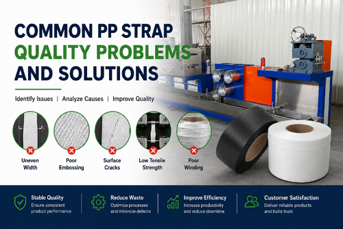 Dernières solutions de l'entreprise Common PP Strap Quality Problems and Solutions | Yongxing Zhanxing