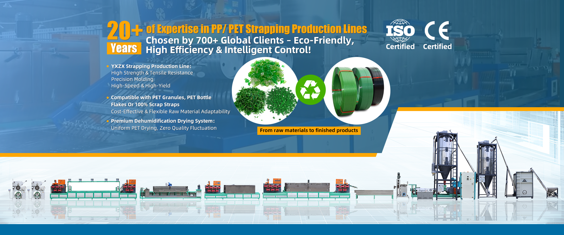 Qualité Machine de fabrication de sangles en PP usine