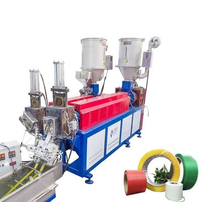 Bon prix Machine de fabrication de courroies d'emballage en PP entièrement automatique à double vis en ligne