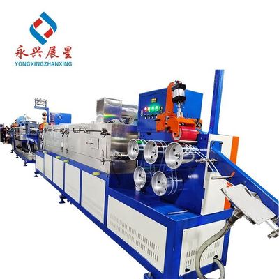 Bon prix 2-Line PP extrudeuses de ceintures en plastique ligne de production pour la fabrication de bandes d'emballage de ceintures de vis de diamètre 75 mm en ligne