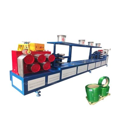 Ligne de production de bandes plastiques à extrusion PET à vis unique de 9 mm