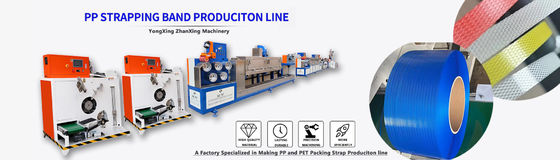 Bon prix Machine d'extrusion plastique en PP entièrement automatique pour rouleaux de bandes en PP en ligne