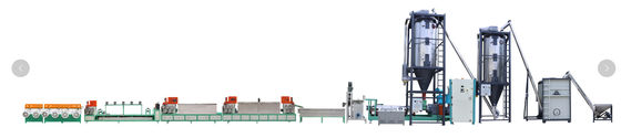 Bon prix Ligne d'extrusion de bande de bande de la bande de l'emballage en PET 800 kg/h, équipement d'extrusion de bande de l'emballage en PET en ligne