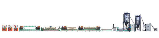 Machine de production de cerclage PET avec système de contrôle PLC chinois/anglais pour une production personnalisée