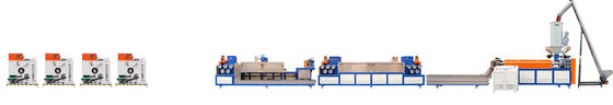 4*9mm ligne de production de sangles en PP entièrement automatique 200~250Kg/h
