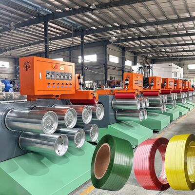 Bon prix Ligne de production entièrement automatique de bande PET à vis unique de haute précision pour la fabrication de feuillard PET en ligne