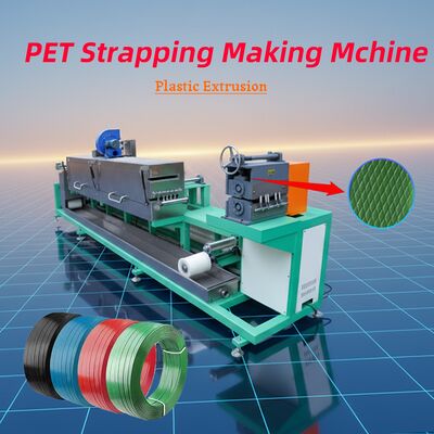 Bon prix Machine de fabrication de bandes PET avec extrusion, refroidissement, traction, étirage, gaufrage, réglage et refroidissement secondaire en ligne