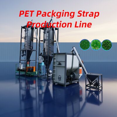 Bon prix Machines d'emballage cerclage en plastique pour animaux de compagnie Machine de cerclage pour animaux de compagnie avec Extrusions en plastique de largeur 9-32mm faisant des machines en ligne