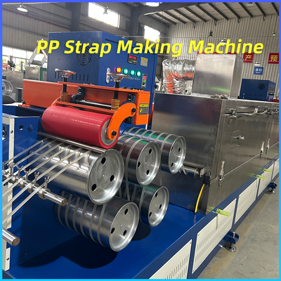 280kg/h 6 sangles en PP faisant la machine pour la chaîne de production de sangles en polypropylène de 5 à 19 mm