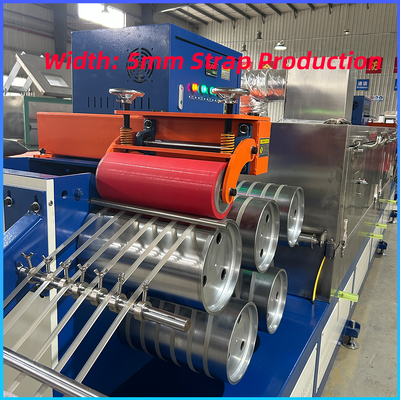 5 mm Pp machine de fabrication de sangles en plastique pour animaux de compagnie ligne de production de sangles à vis unique 160-300 kg/h